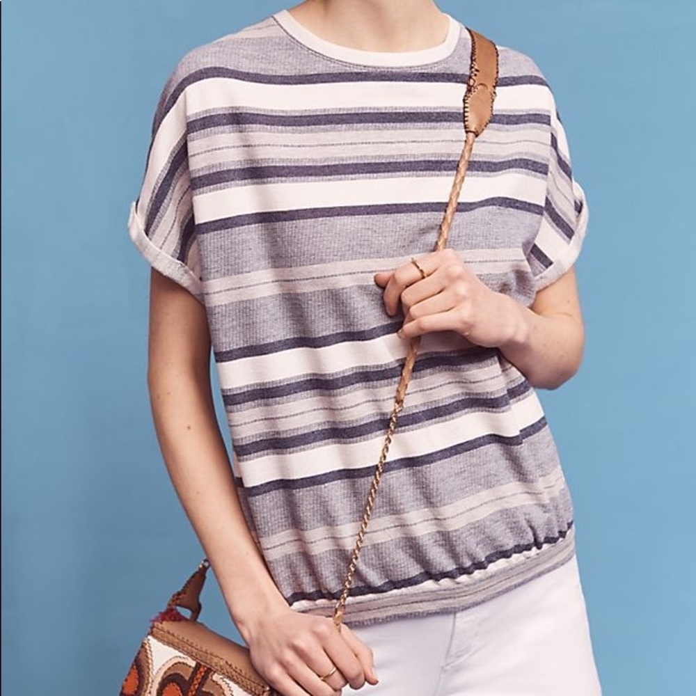 Anthropologie Annabel Striped Top🤍